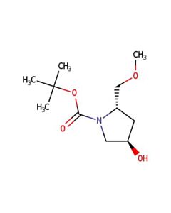 Astatech TERT-BUTYL (2S,4R)-4-HYDROXY-2-(METHOXYMETHYL)PYRROLIDINE-1-CARBOXYLATE, 95.00% Purity, 0.25G